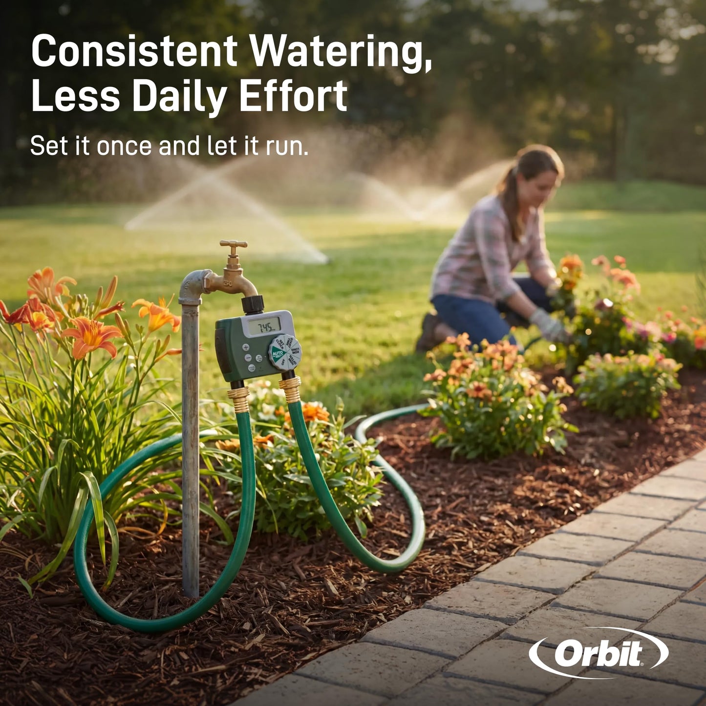 Orbit 58910 2-Outlet Programmable Digital Hose Watering Timer Orbit
