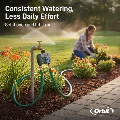 Orbit 58910 2-Outlet Programmable Digital Hose Watering Timer Orbit