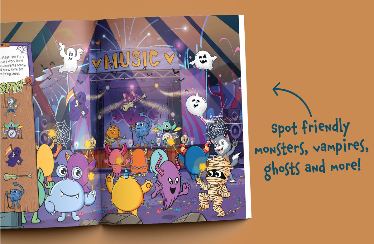 I Spy Halloween: Search and Find Friendly Monsters on Halloween Night! A Cute Halloween Gift for Toddlers