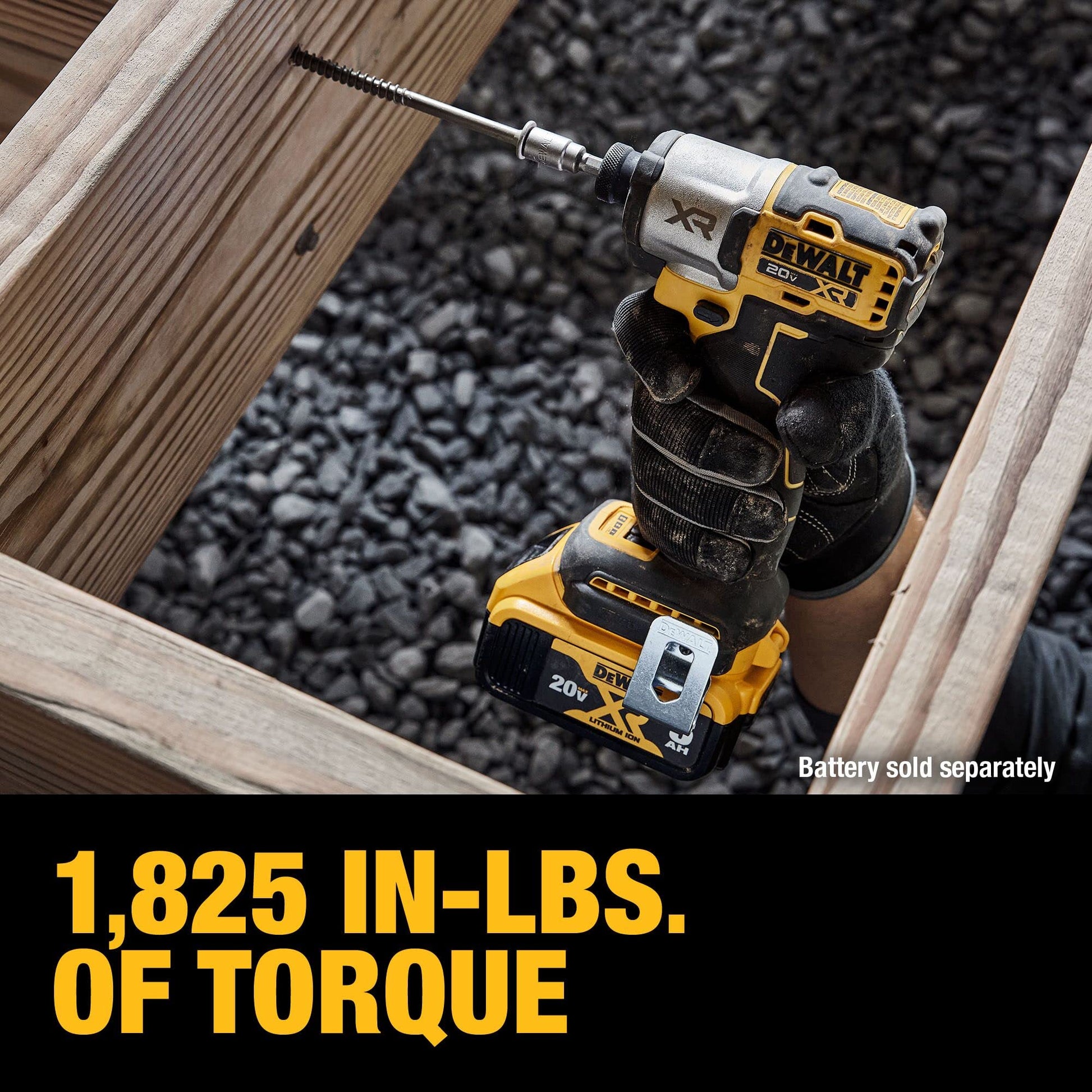 DEWALT 20V MAX XR Cordless Impact Driver, Brushless, 3-Speed, Tool Only (DCF845B) DEWALT