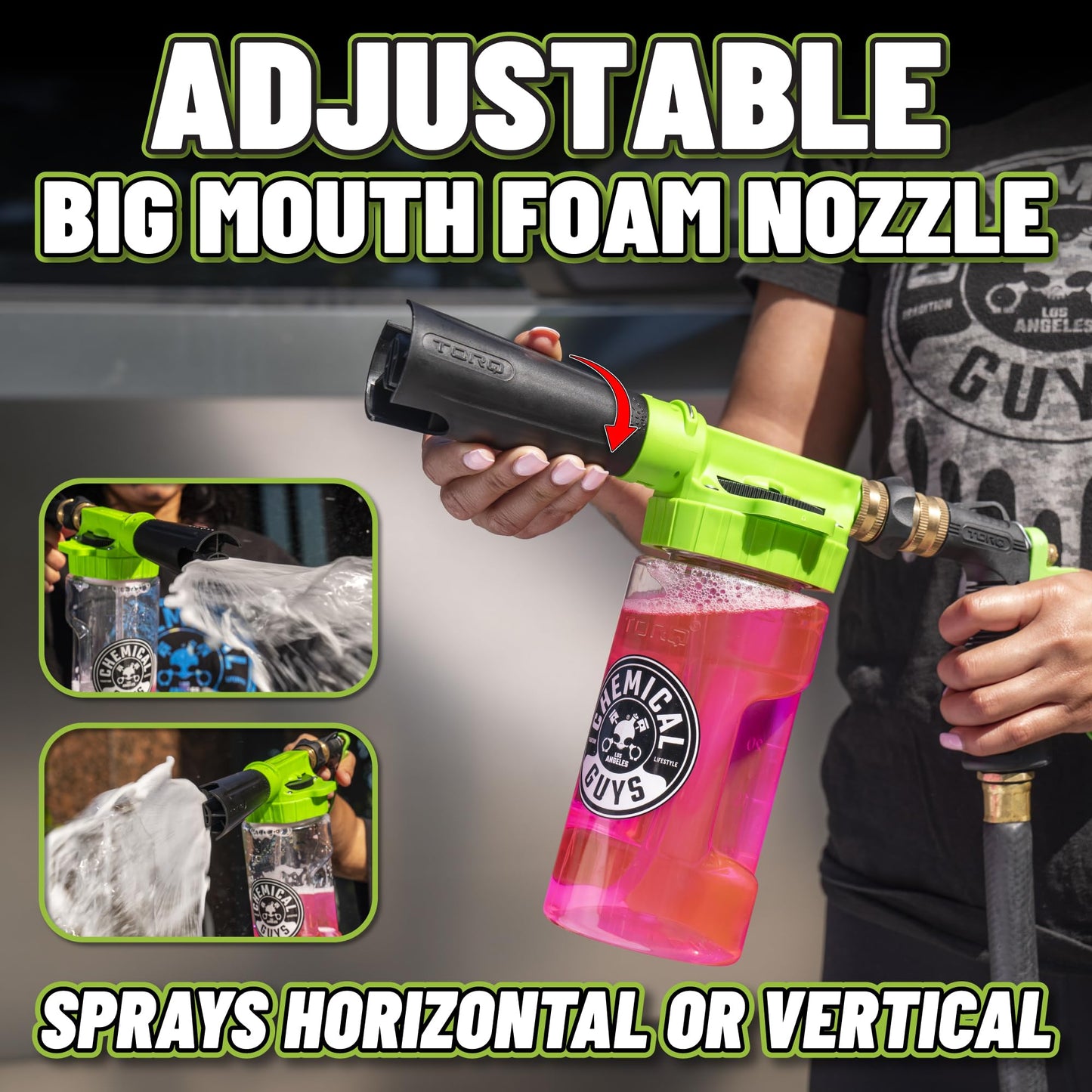 Chemical Guys TORQ Foam Blaster 6 Wash Gun (Car, Home & Boat Wash Foam Cannon that Connects to Any Garden Hose) Chemical Guys
