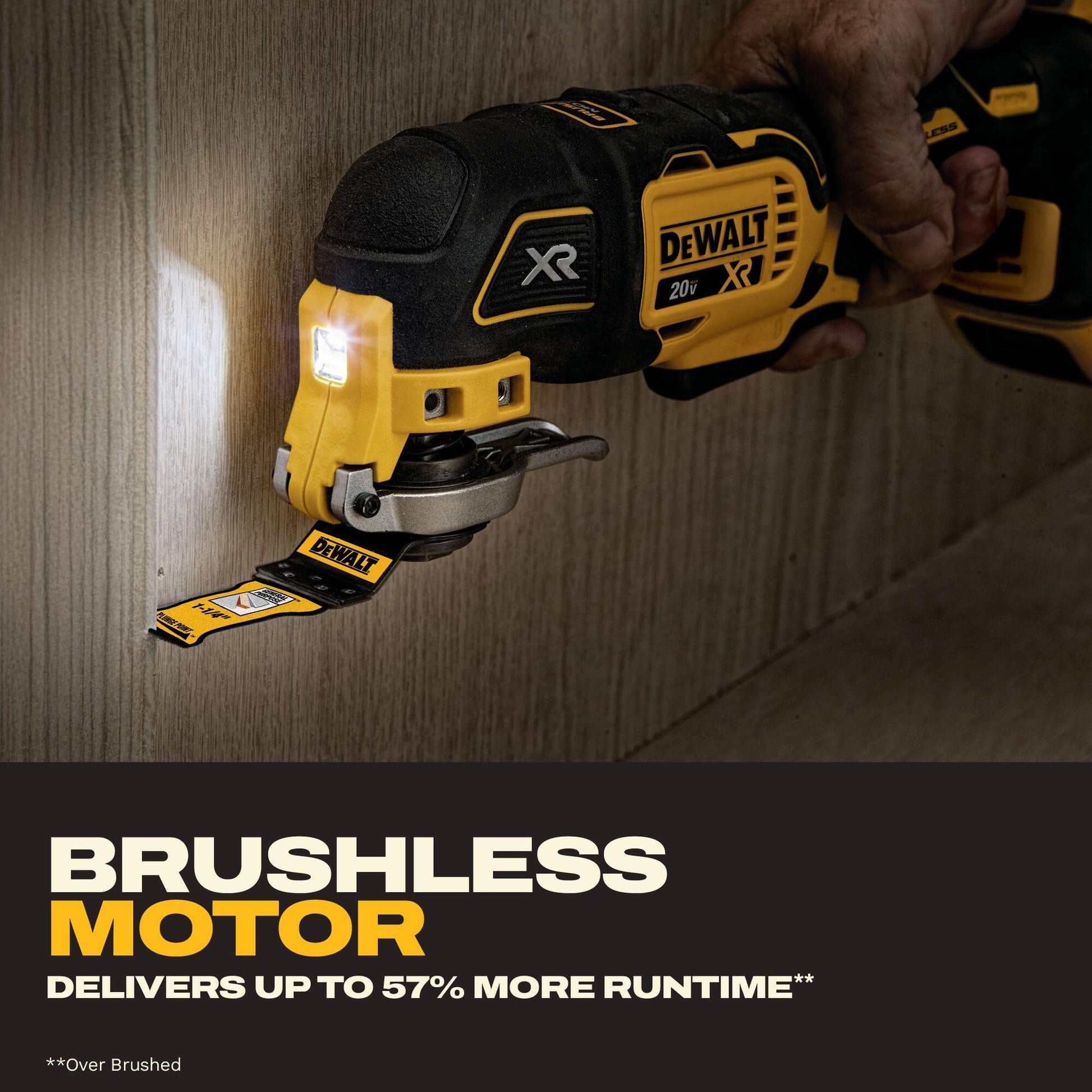 DEWALT 20V MAX XR Oscillating Multi-Tool Kit, Variable Speed (DCS356D1) DEWALT