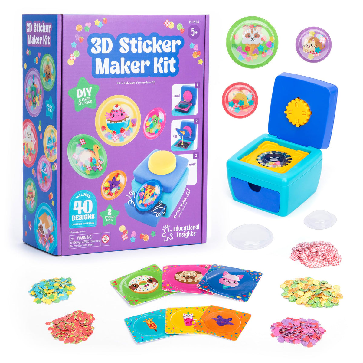 Educational Insights 3D Sticker Maker Kit