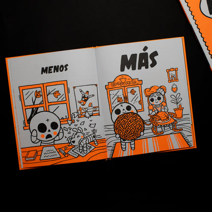Skeletown : Plus. Moins ! : Une drôle d'histoire d'amitié pour le Jour des morts et Halloween — pour les enfants anglophones ou hispanophones de 4 à 8 ans