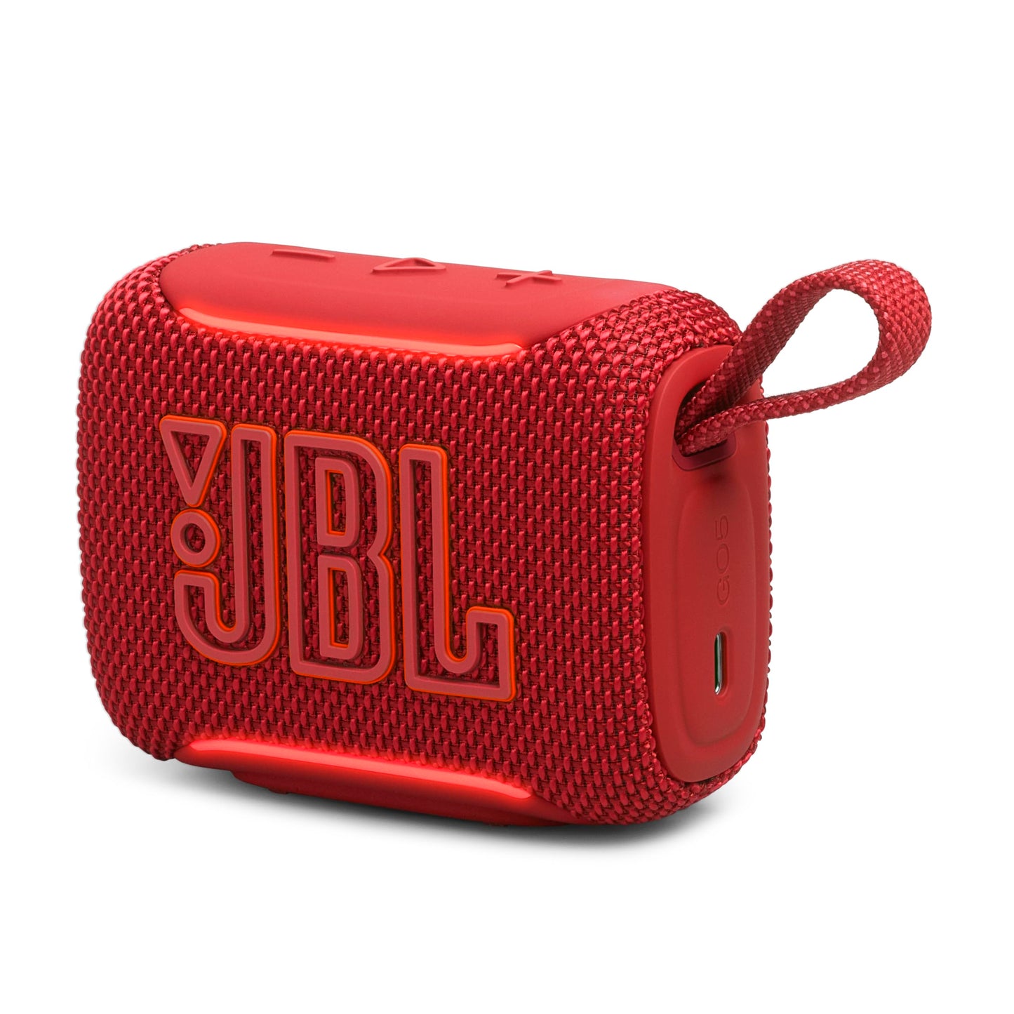 JBL Go 5 - Ultra-Portable Waterproof & Drop-Proof Speaker with JBL Legendary Sound & Ambient Edge Lighting, AirTouch Instant Stereo Pairing or Link Multiple Compatible Speakers via Auracast™ (Red) 🍁 All In One Marketplace Canada