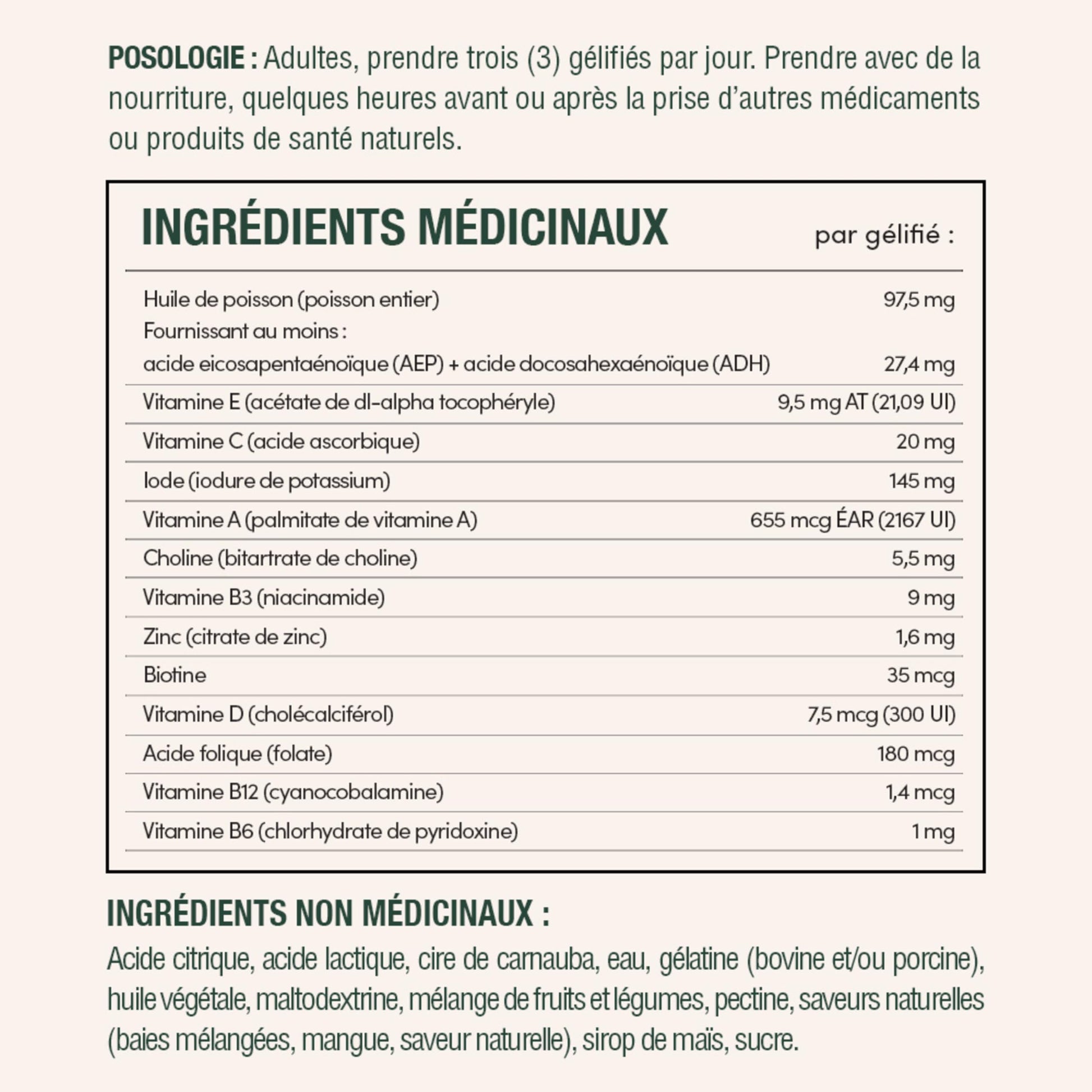 NATURE'S BOUNTY Prenatal With DHA & EPA Omega-3, Helps Reduce Risk Of Neural Tube Defects, 270 g - Available at All In One Marketplace Canada