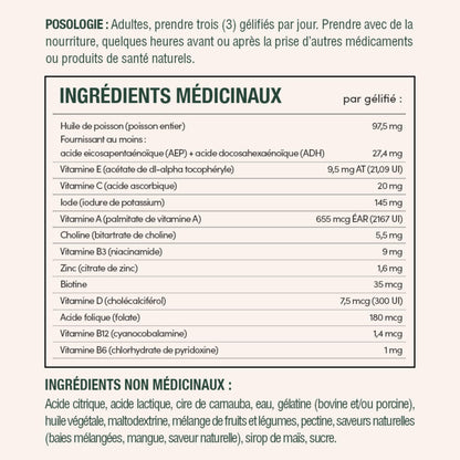 NATURE'S BOUNTY Prenatal With DHA & EPA Omega-3, Helps Reduce Risk Of Neural Tube Defects, 270 g - Available at All In One Marketplace Canada