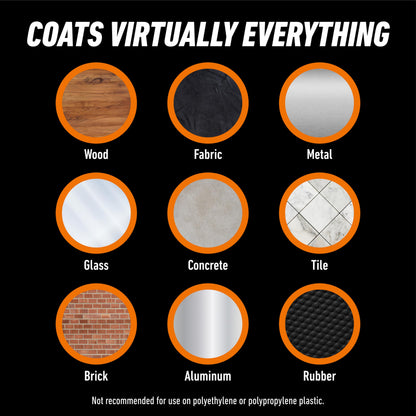 Gorilla Waterproof Patch & Seal Spray, Flexible Rubberized Coating, Seals Out Water Air & Moisture, Stops & Prevents Leaks, White, 14oz/396g, (Pack of 1) 🍁 All In One Marketplace Canada
