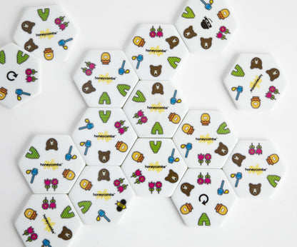 Honeycombs Game, Award Winning Tile Matching Game for Kids & Families, Educational STEM Toy for Cognitive Development, 3 Ways to Play, Mensa Recommended Game with 52 Tactile Tiles, Ages 6+,1-8 Players - Available at All In One Marketplace Canada