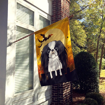 Drapeau de maison en toile Halloween Japanese Chin BB1788CHF de Caroline's Treasures, multicolore, grand
