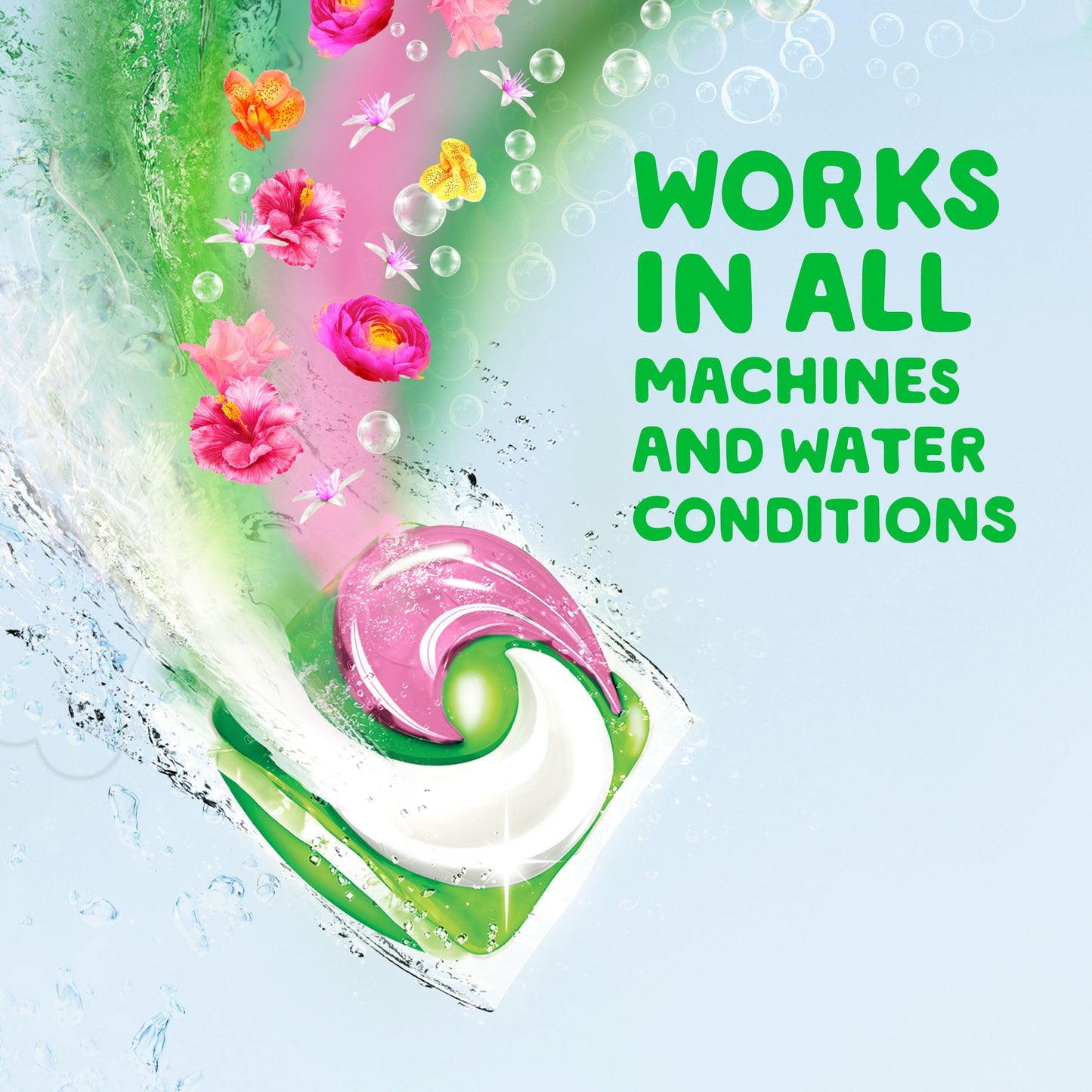 Gain Super Flings Laundry Detergent Pacs, 45 Count, Vibrant, irresistibly clean and fresh - Available at All In One Marketplace Canada
