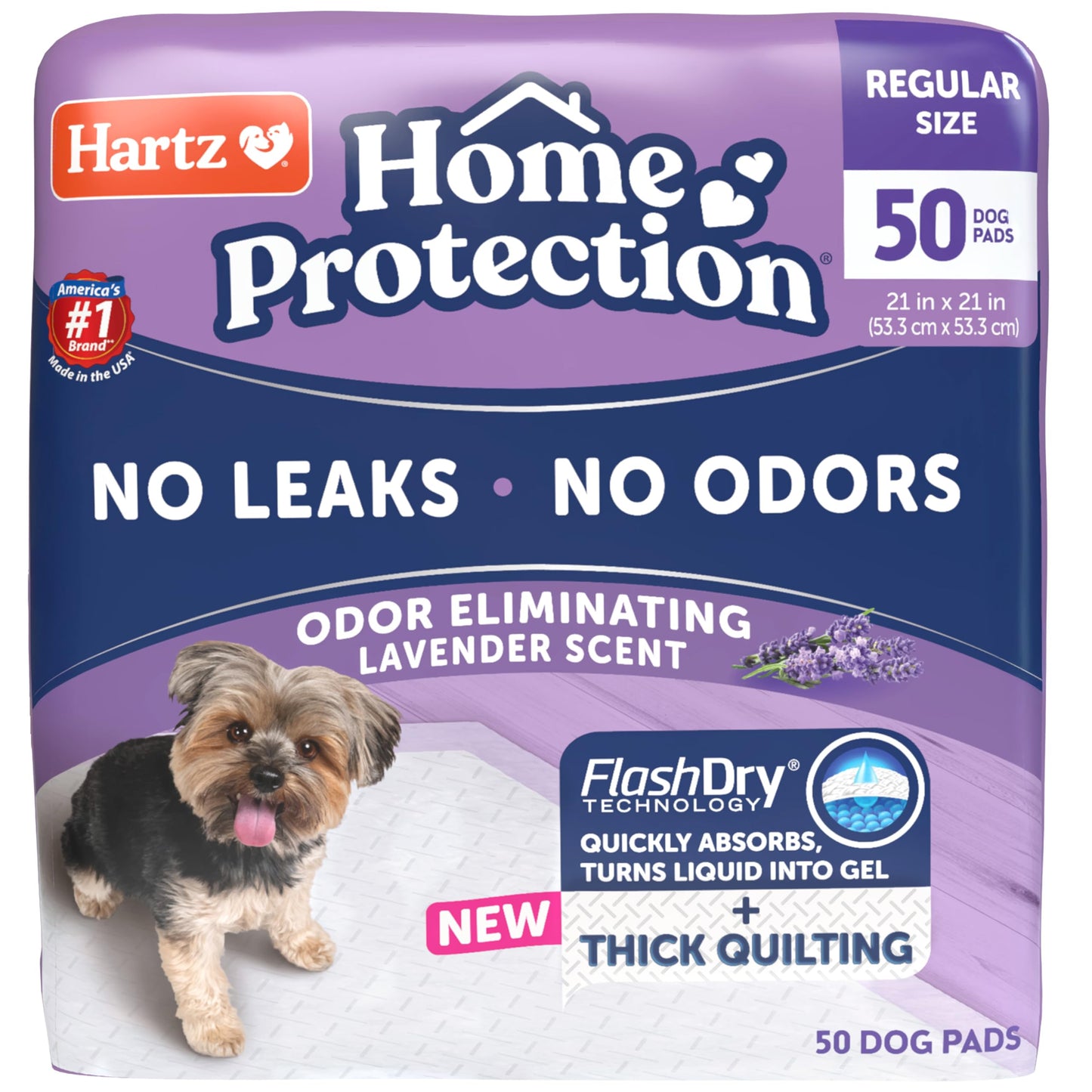 Hartz Home Pro Odor Eliminating Dog Pads, 50-Count Hartz