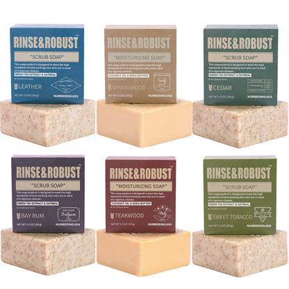 Soap Bar Rinse & Robust Mens Soap 6Pack Bar Soap for Men 150g(Pack of 6) 🍁 All In One Marketplace Canada
