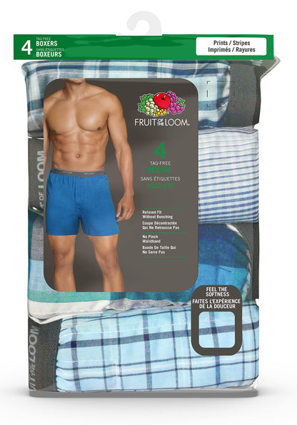 FOL 4PK Mens Woven Boxer, size 2XL