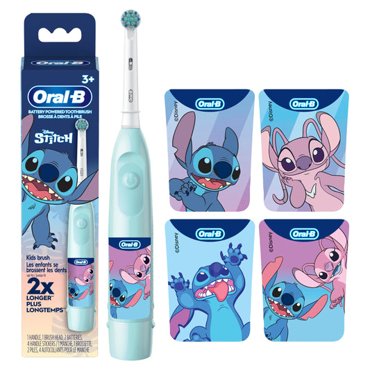 Oral-B Kid's Electric Battery Powered Toothbrush for Ages 3+, Extra Soft Bristles - Available at All In One Marketplace Canada