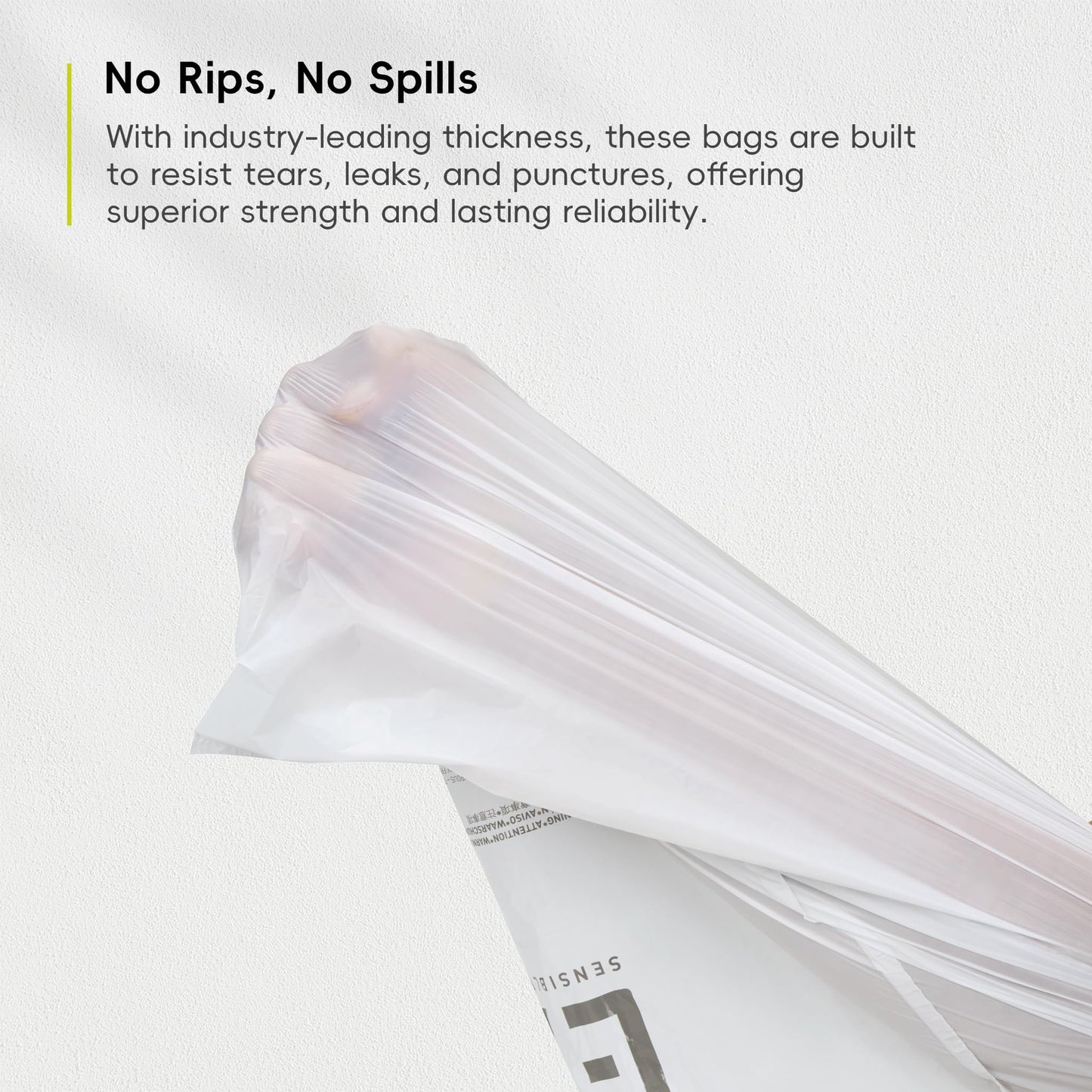 EKO Extra Strong 21 Gallon Large Trash Bags, Heavy-Duty Drawstring Kitchen & Household Garbage Bags (80L), Leak-Resistant, Fresh Floral Scent, Continuous Odor Control, 60 Count, Code G EKO