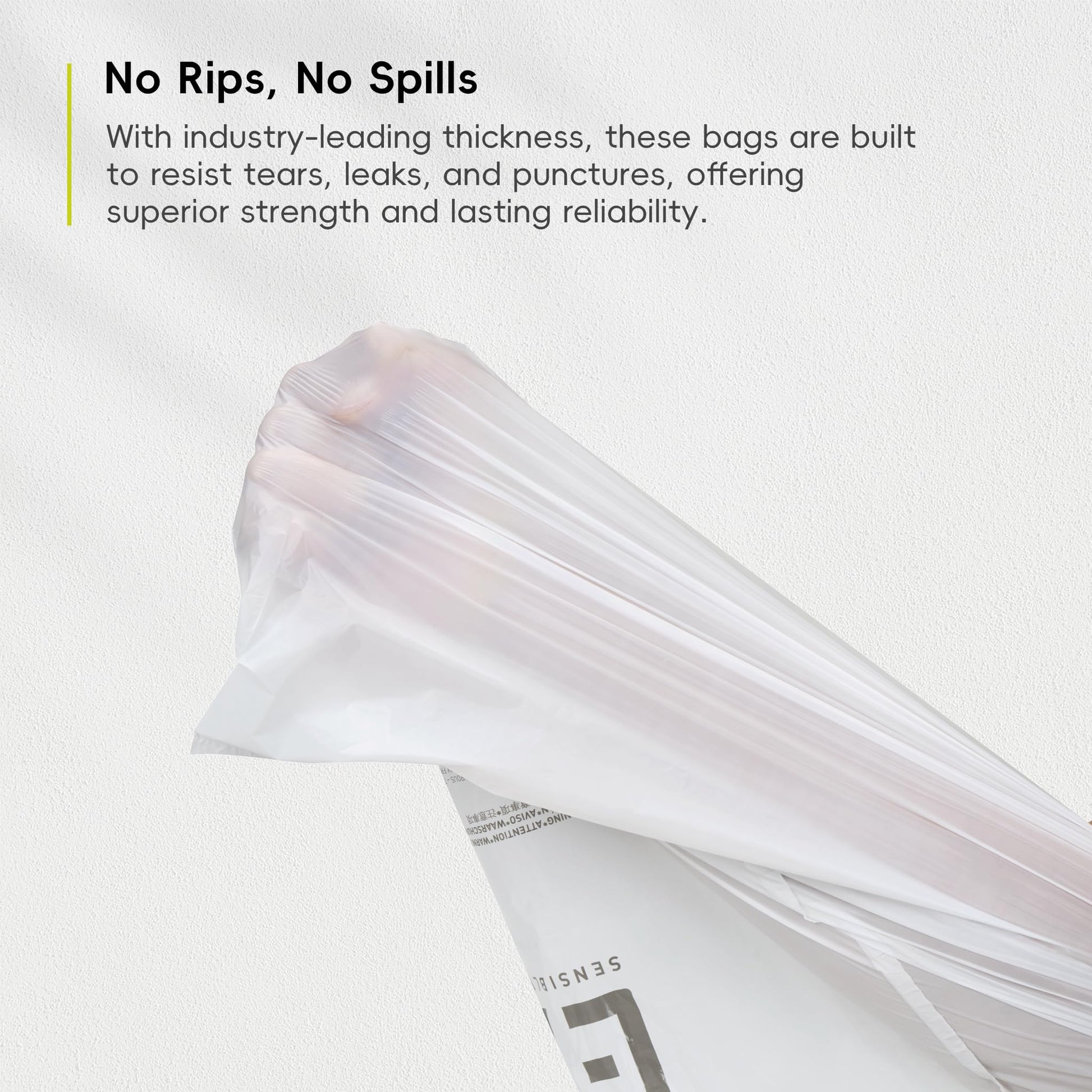 EKO Extra Strong 21 Gallon Large Trash Bags, Heavy-Duty Drawstring Kitchen & Household Garbage Bags (80L), Leak-Resistant, Fresh Floral Scent, Continuous Odor Control, 60 Count, Code G EKO