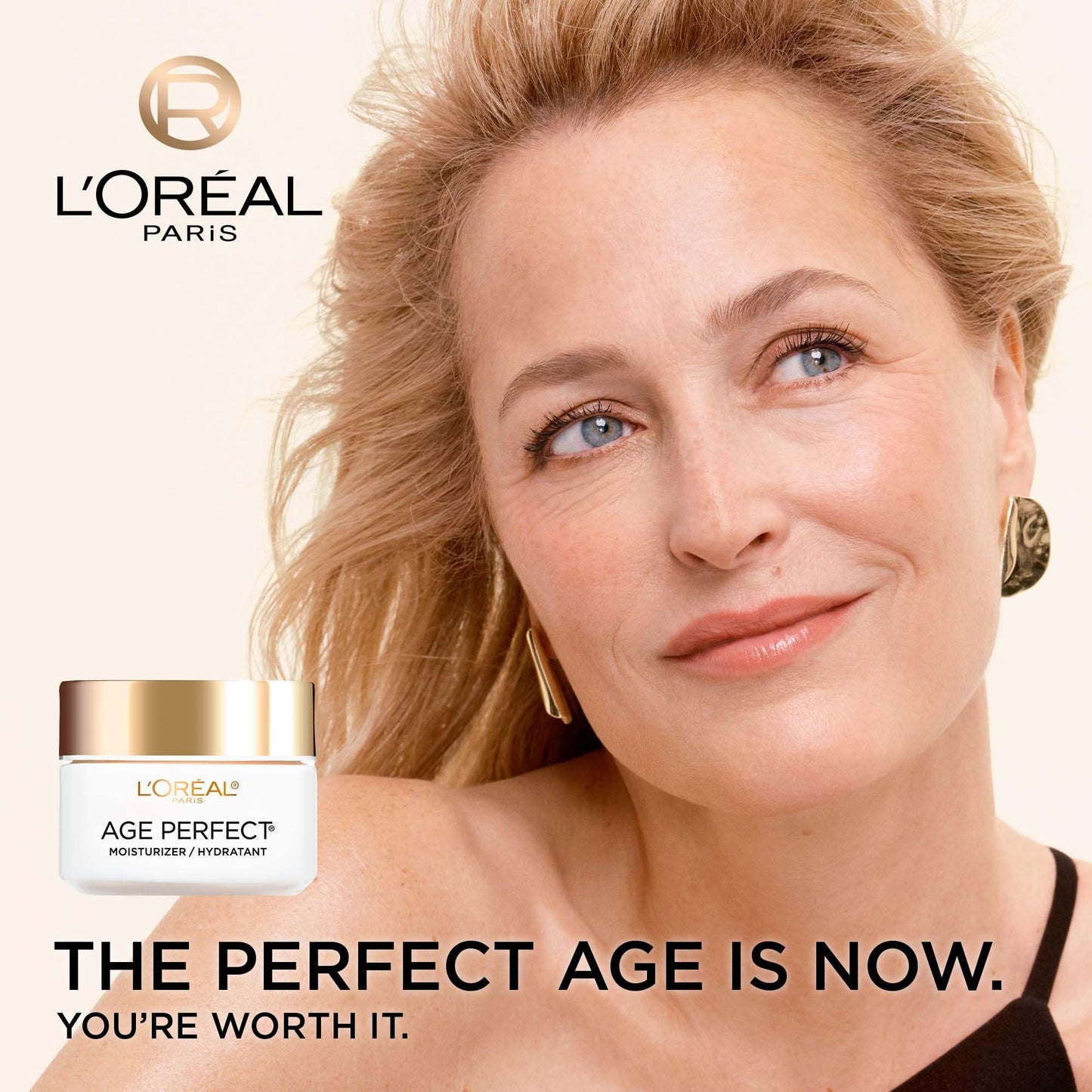 L'Oreal Paris Day Face Moisturizer Cream, Age Perfect Collagen Expert, with Collagen Peptides + Niacinamides, For Mature Skin, Suitable for Sensitive Skin Skincare, 70 ml L'Oreal Paris