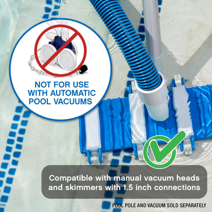 Poolmaster 33440 1-1/2" x 40' In-Ground Vacuum Hose - Classic Collection Poolmaster