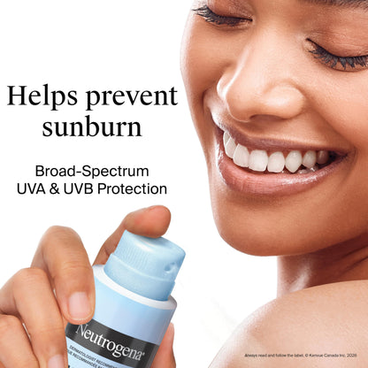 Neutrogena Ultra Sheer Body Mist Sunscreen Spray SPF 45 for UVA/UVB Broad Spectrum Sun Protection, Lightweight, Water-Resistant, Oil-Free & Non-Comedogenic, Oxybenzone-free, 141g