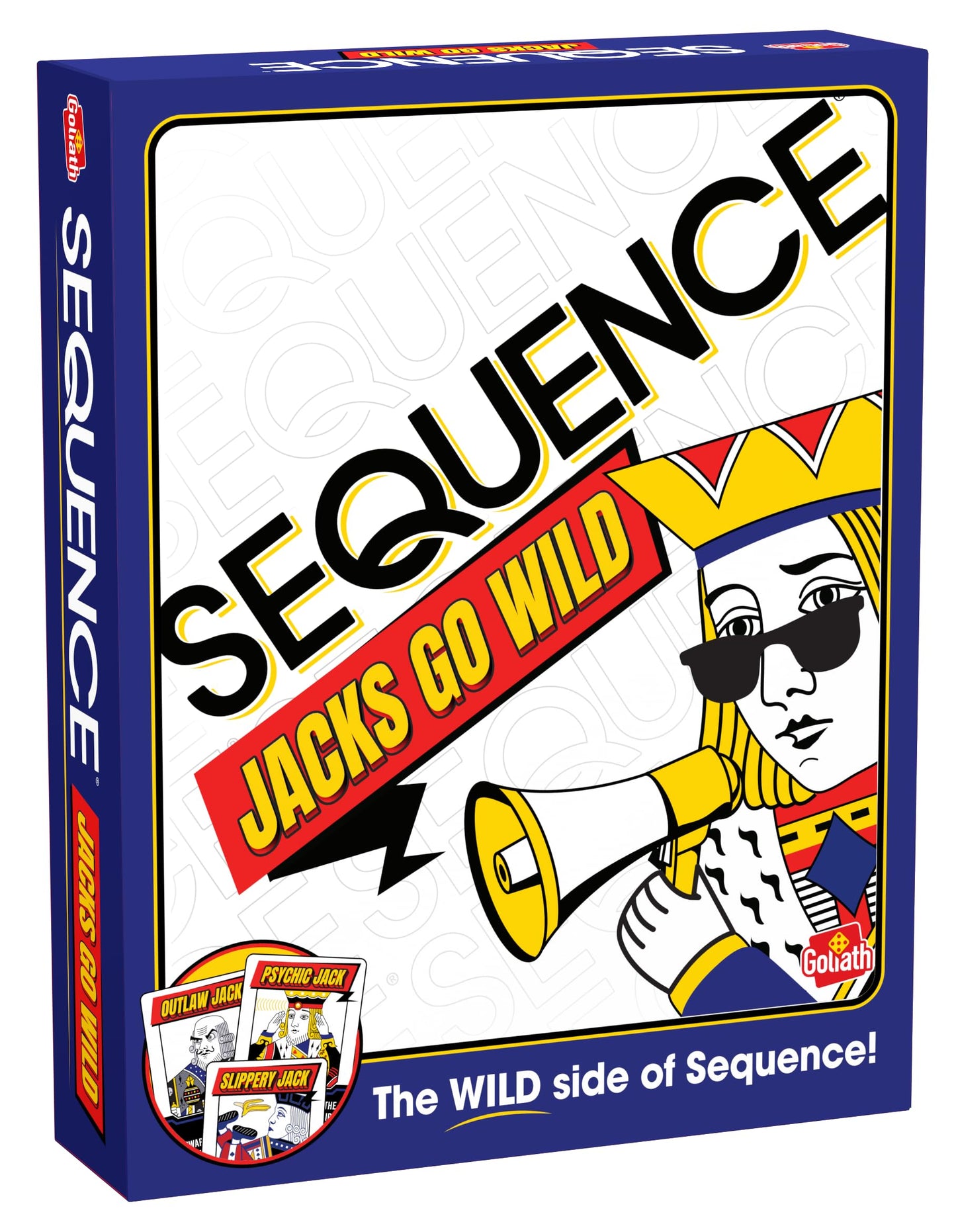 Goliath Sequence Jacks Go Wild! | Strategy Board Game Includes Additional Wild Jacks Cards | 2-12 Players, Ages 7+ Goliath