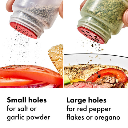 OXO Outdoor 7-Piece Spice Shaker & Squeeze Bottle Set OXO