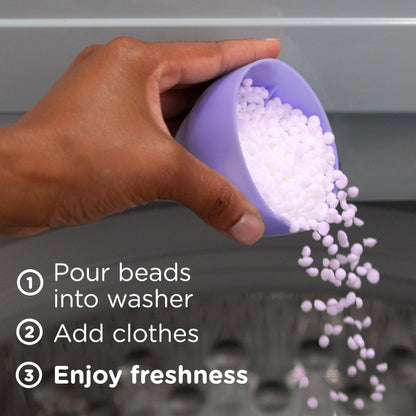 Downy Light Laundry Scent Booster Beads, White Lavender Scent, 853g, In-wash fabric beads designed to be gentle with a light boost of scent, No Heavy Perfumes Downy