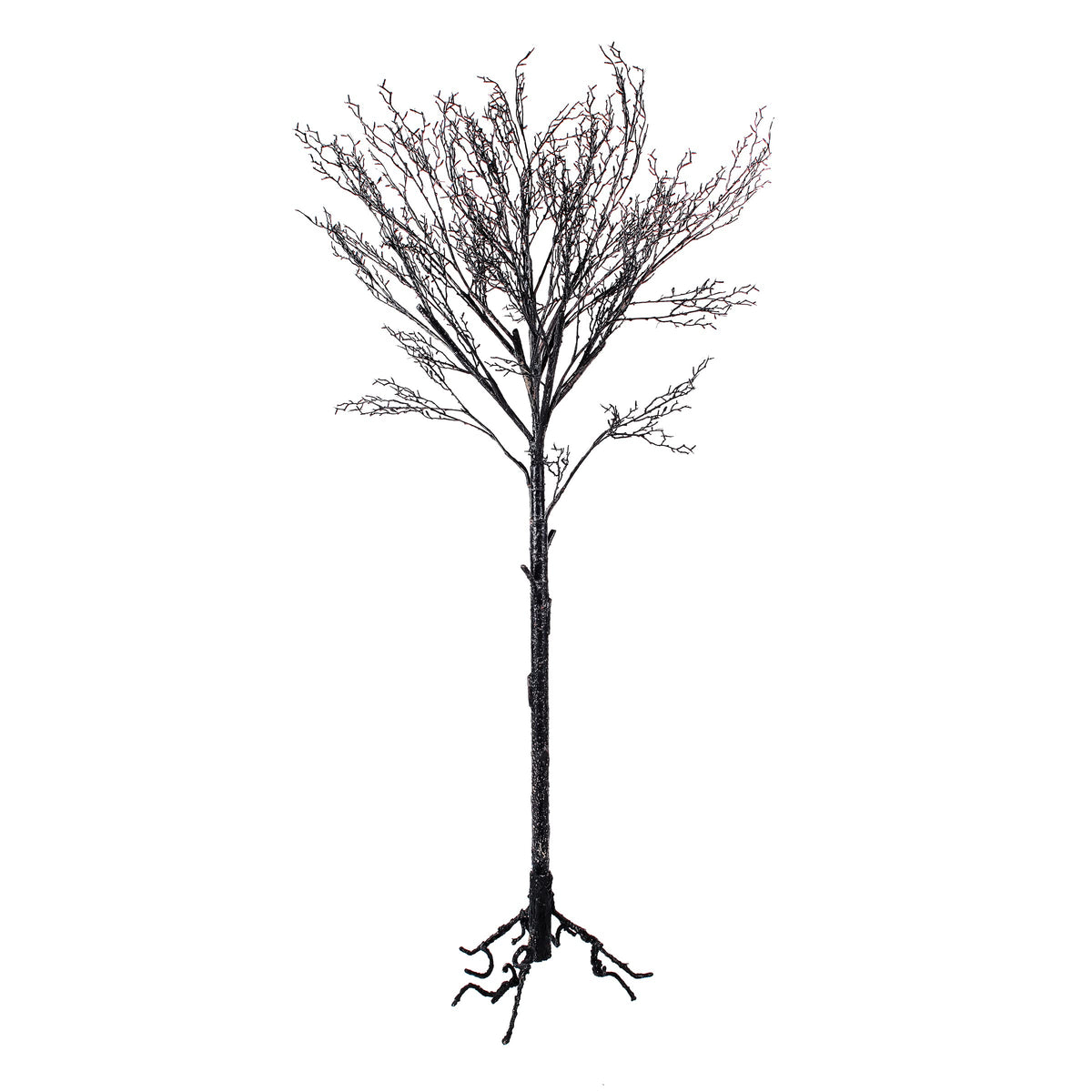 Décoration d'arbre artificiel National Tree Company, noir, sans feuilles, inclut un support, collection Halloween, 173 cm (68 pouces)