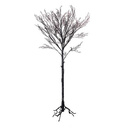 Décoration d'arbre artificiel National Tree Company, noir, sans feuilles, inclut un support, collection Halloween, 173 cm (68 pouces)