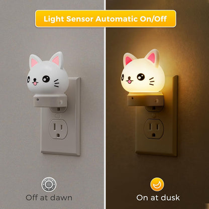 L LOHAS LED Plug in Night Light for Kids, RGB Cat Nightlight 🍁 All In One Marketplace Canada