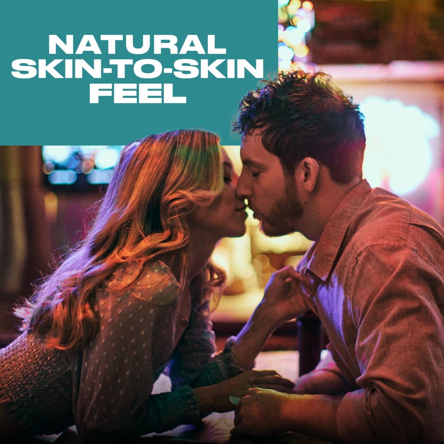 TROJAN BareSkin Original Lubricated Latex Thin Condoms, 24 Count, For a More Natural Feel, Bringing You Closer with Heightened Sensitivity Where it Matters Most