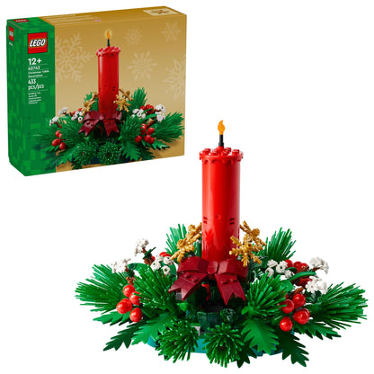 LEGO Christmas Table Decoration Building Toy for Kids - Brick-Built Holiday Centerpiece & Festive Room Decor - Christmas Craft for Girls & Boys, Ages 12+ - Gift Idea for Families - 40743 🍁 All In One Marketplace Canada