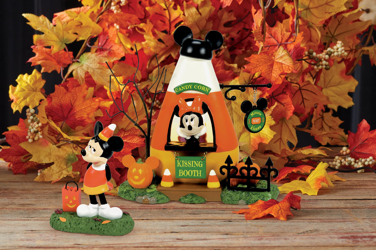 Figurine Dept 56 Disney Village Halloween « Mickey Mouse achète un billet », 3 pouces, multicolore