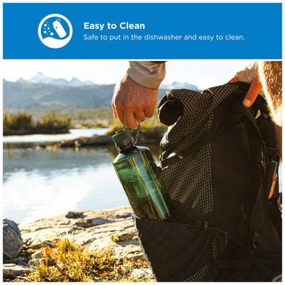 Nalgene 32 oz Narrow Mouth Water Bottle, Jade 🍁 All In One Marketplace Canada