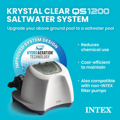 INTEX Krystal Clear QS1200 Saltwater Swimming Pool Chlorine System 🍁 All In One Marketplace Canada