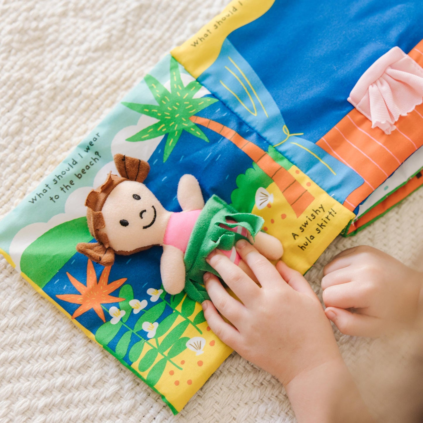Melissa & Doug Soft Activity Baby Book - What Should I Wear?Sensory Toys for Toddlers, Travel Toys for Toddlers, Dress Up Doll for Babies and Melissa & Doug