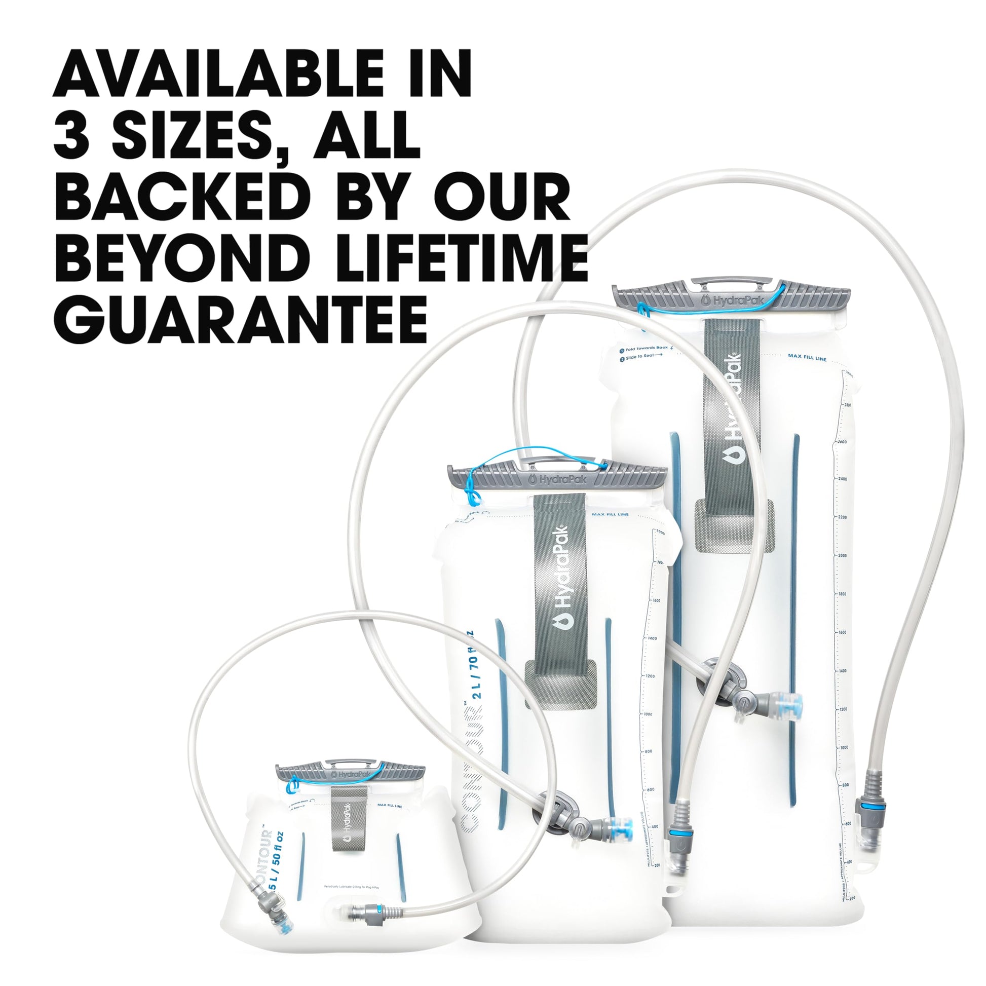 HydraPak Contour Hydration Reservoir (2L, Clear) HydraPak
