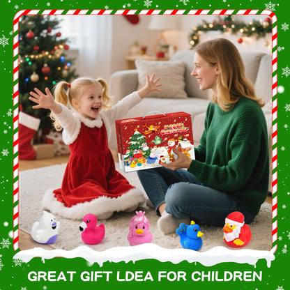 Advent Calendar 2026 Rubber Duck for Kids Toddler Baby 24 Days of Christmas Countdown Toys for Kids Boys and Girls Christmas Party Favors Gifts 🍁 All In One Marketplace Canada