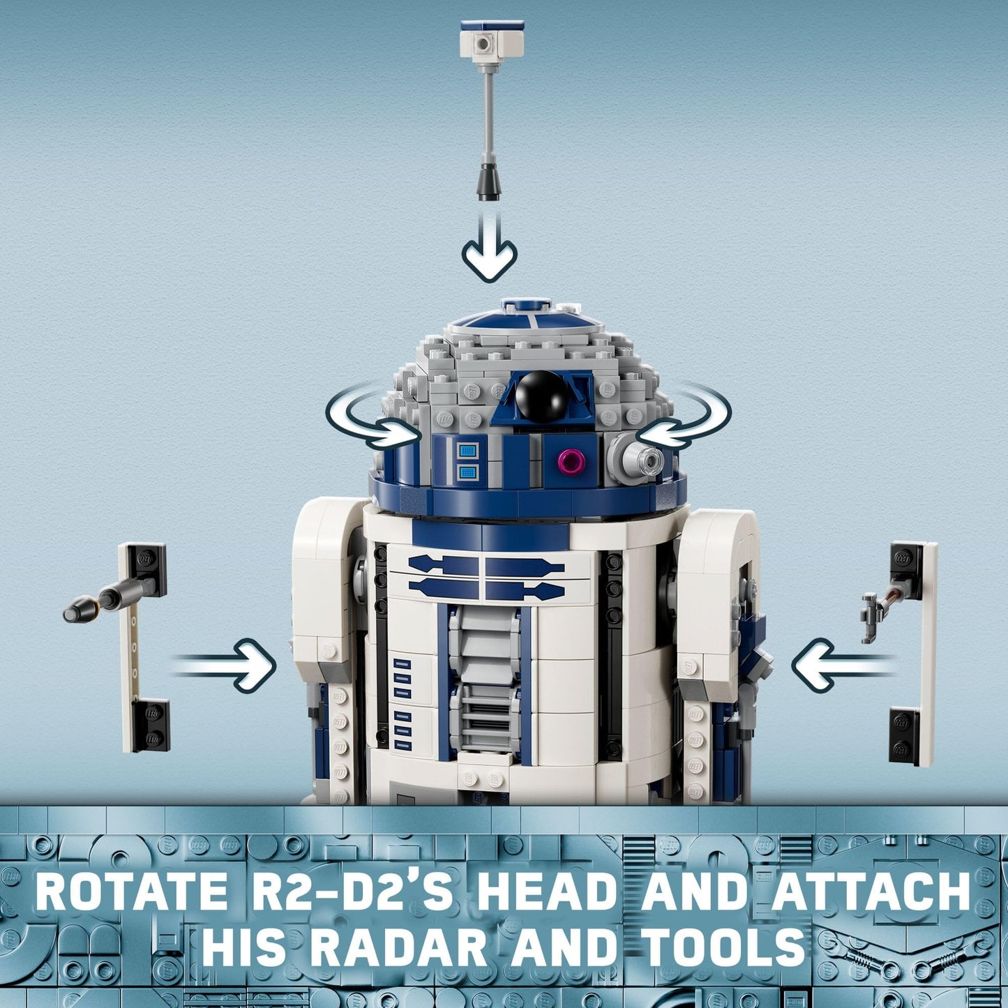 LEGO Star Wars R2-D2 Building Toy Set - Play or Display Star Wars Toy for Boys & Girls, Ages 10+ - Gift Ideas for Kids & Fans - Includes 25th Anniversary Darth Malak Minifigure - 75379 - Available at All In One Marketplace Canada