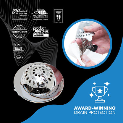 TubShroom Ultra Revolutionary Bath Tub Drain Protector Hair Catcher/Strainer/Snare Stainless Steel 🍁 All In One Marketplace Canada