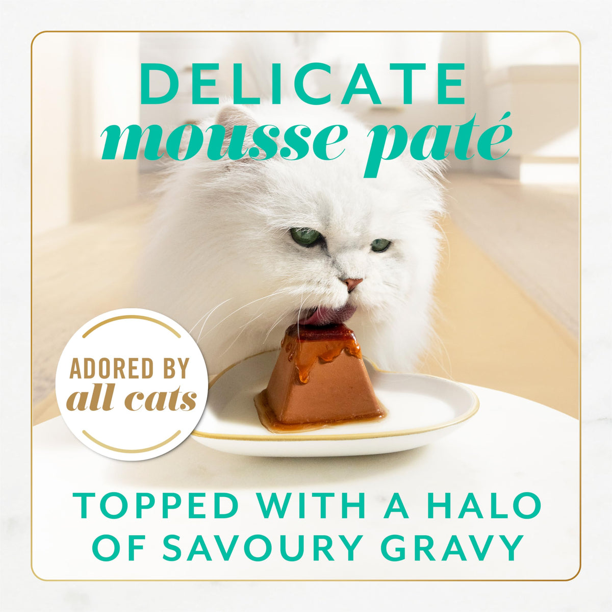 Fancy Feast Gems Wet Cat Food, Mousse Pâté with Tuna 57g (2 Pack x 8)