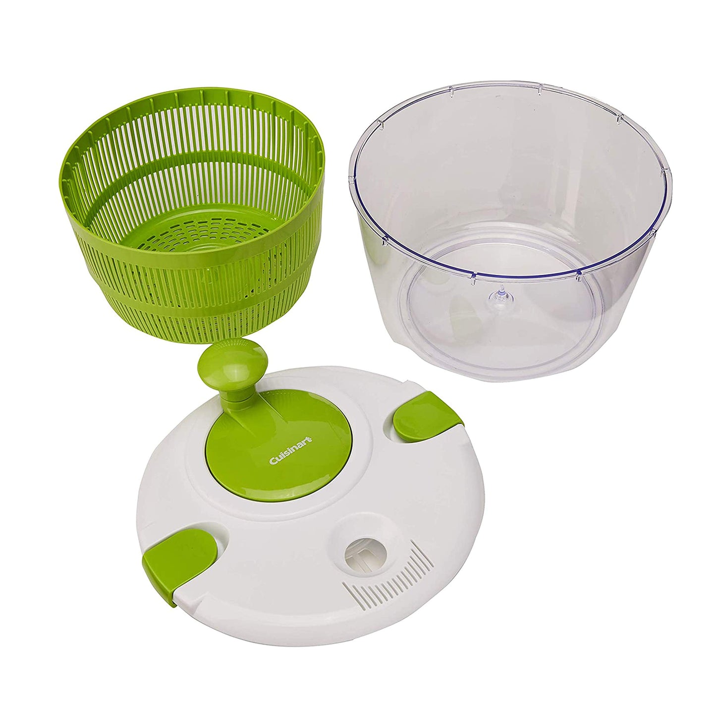 Cuisinart Salad Spinner with Easy-to-Spin Knob, 5-Qt Capacity (CTG-00-SASC)