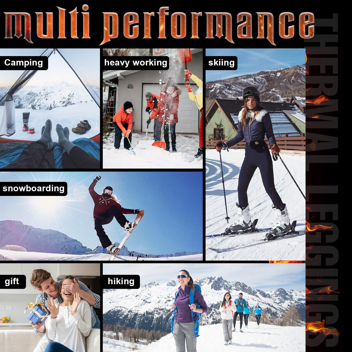 3 Pack Fleece Lined Leggings with Pockets High Waisted Warm Winter Yoga Pants Women Thermal Running Workout Leggings 🍁 All In One Marketplace Canada