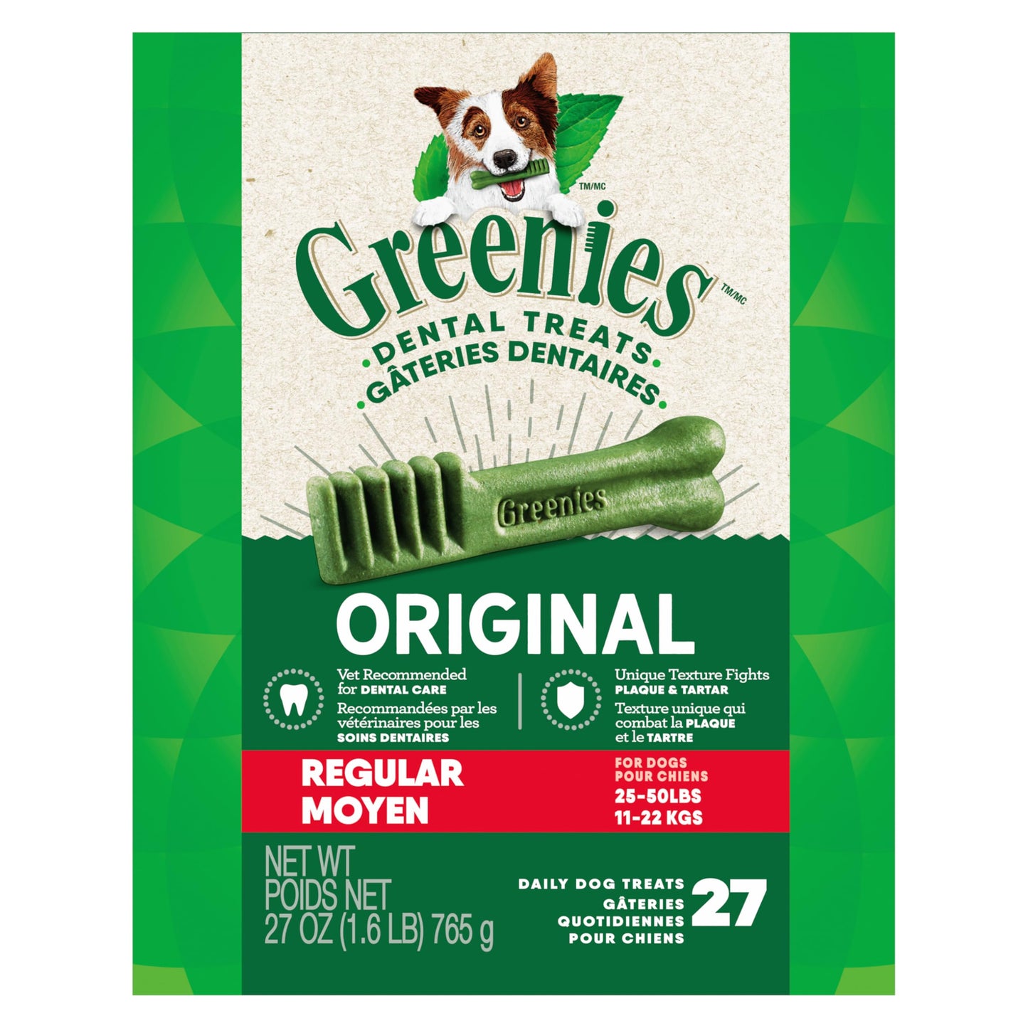 Greenies Adult Dog Treats, 765g Greenies