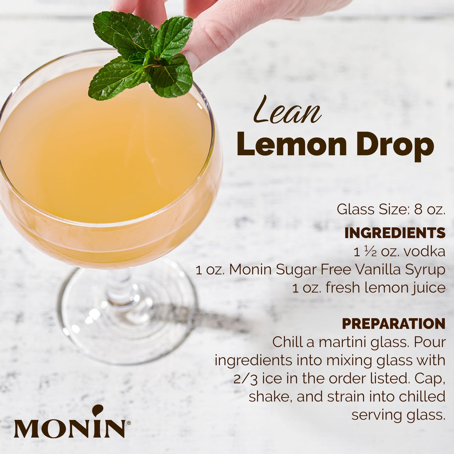 Monin - Sugar Free Vanilla Syrup | Premium Calorie-Free Syrup | Pure & Rare Madagascar Vanilla for Coffee, Lattes & More (BPA-Free Plastic Bottle, 33.8 fl oz) - Available at All In One Marketplace Canada