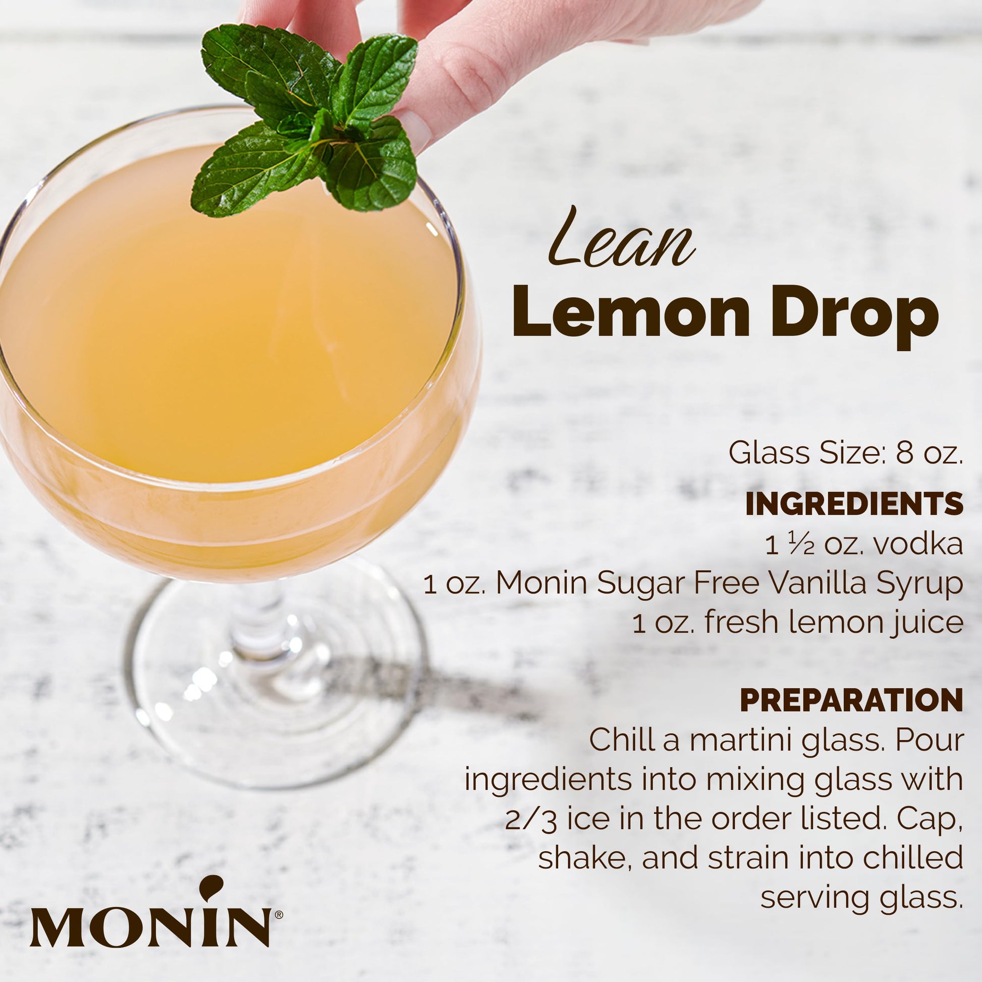 Monin - Sugar Free Vanilla Syrup | Premium Calorie-Free Syrup | Pure & Rare Madagascar Vanilla for Coffee, Lattes & More (BPA-Free Plastic Bottle, 33.8 fl oz) - Available at All In One Marketplace Canada