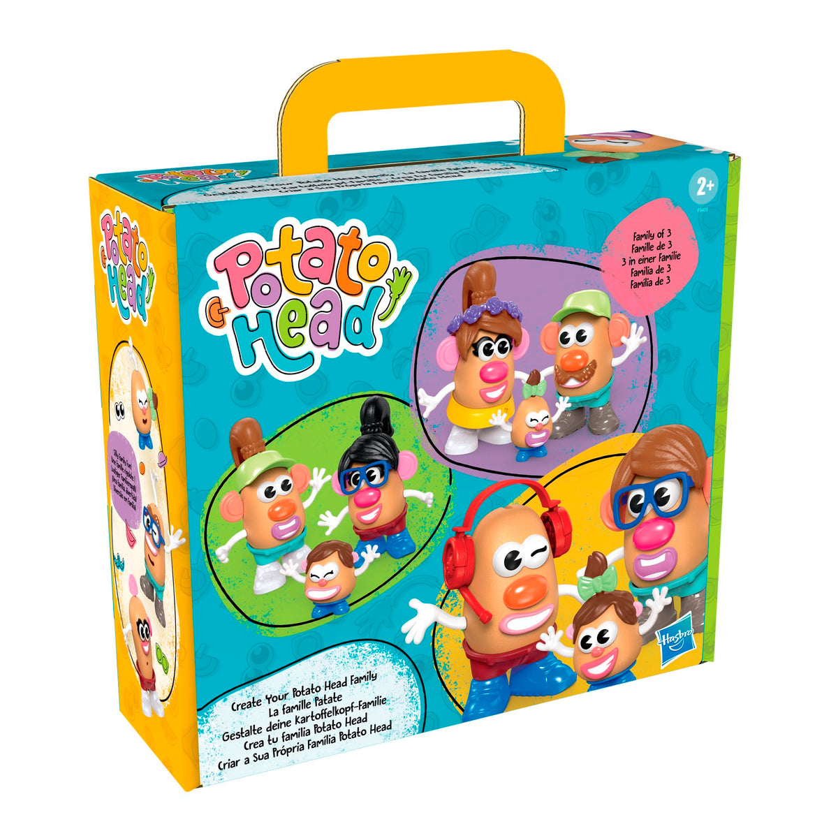 Potato Head Create Your Potato Head Family Set with 44 Parts and Pieces, Creative Toddler and Preschool Toys for 2 Year Old Girls and Boys and Up