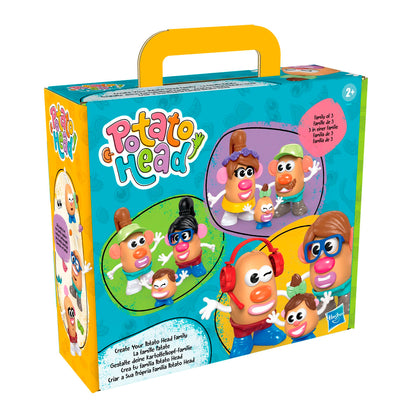 Potato Head Create Your Potato Head Family Set with 44 Parts and Pieces, Creative Toddler and Preschool Toys for 2 Year Old Girls and Boys and Up