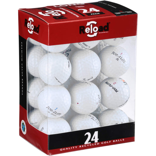 Top Flite Reload Recycled Golf Balls (24-Pack) - Available at All In One Marketplace Canada