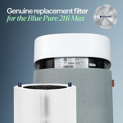 BLUEAIR Pure 211i Max Genuine Replacement Filter F2MAX, Fits Air Purifier - Available at All In One Marketplace Canada